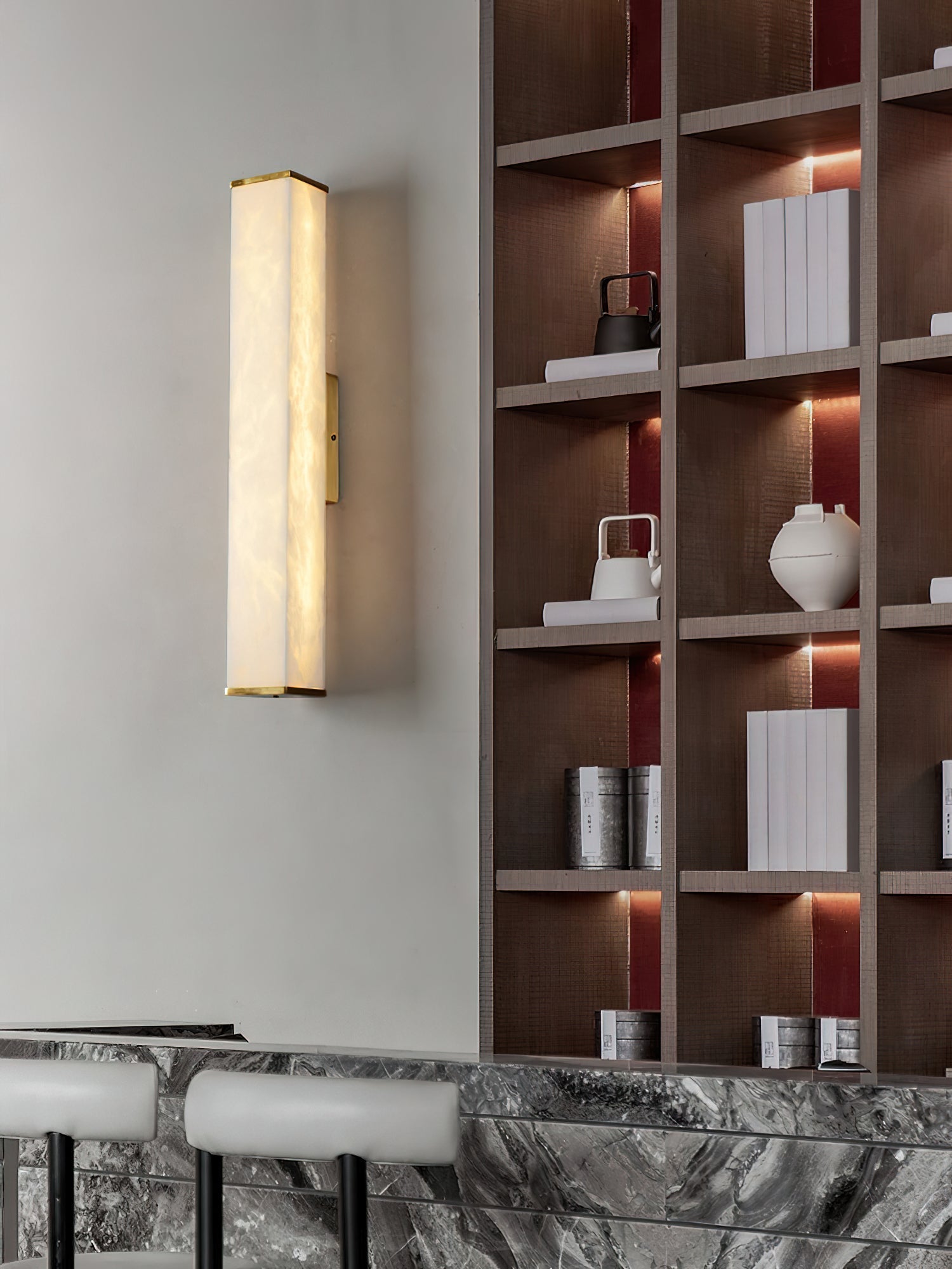 Freyza | Arcus Elegance Brass Brass Wall Light – Bedroom Hallway