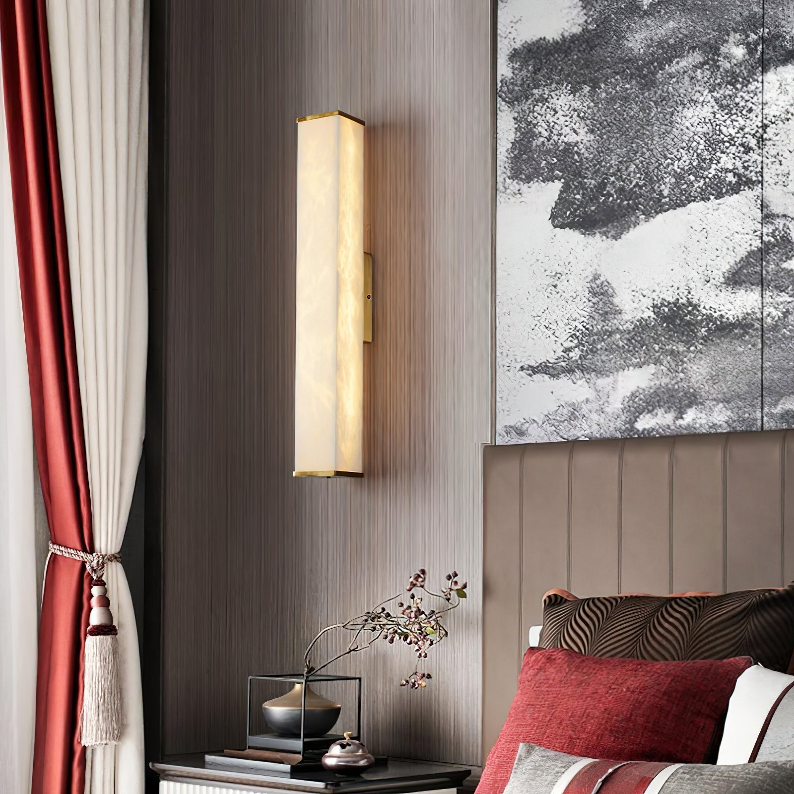 Freyza | Arcus Elegance Brass Brass Wall Light – Bedroom Hallway