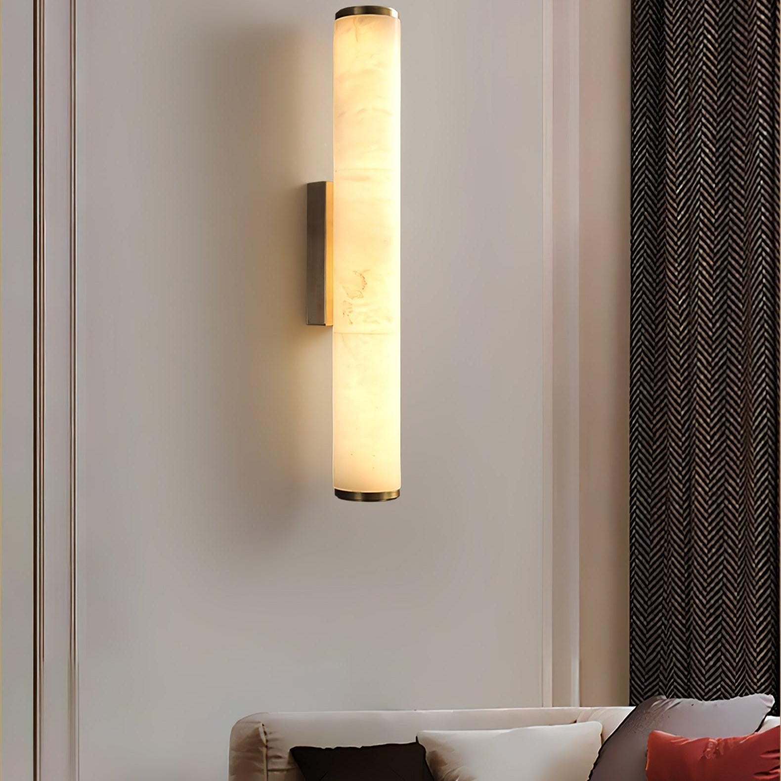 Freyza | Applique murale verticale d’intérieur Kristy couleur albâtre – chambre et salon