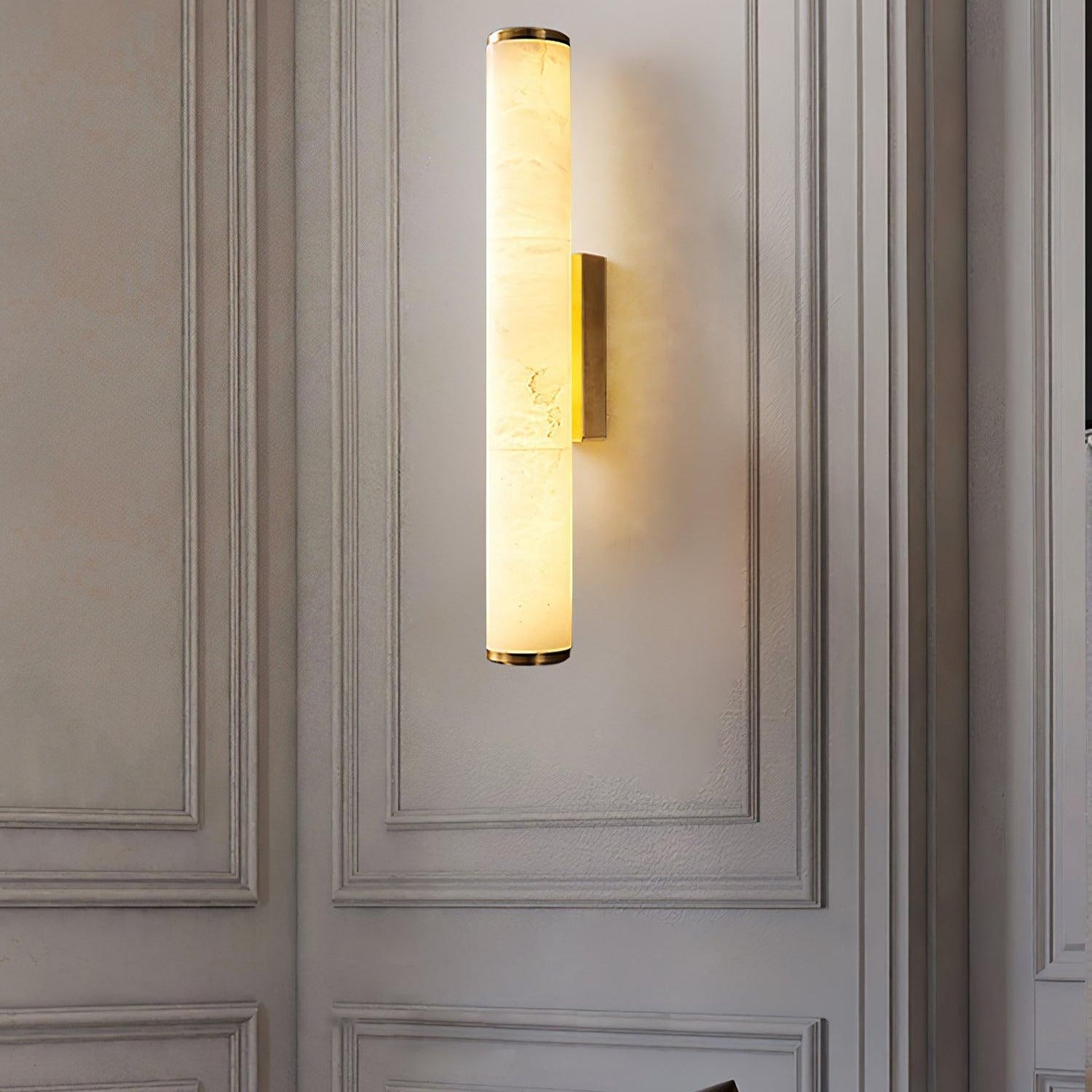 Freyza | Applique murale verticale d’intérieur Kristy couleur albâtre – chambre et salon