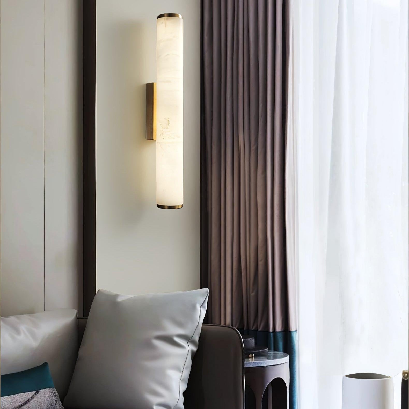 Freyza | Applique murale verticale d’intérieur Kristy couleur albâtre – chambre et salon