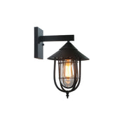 Freyza | Ionic Vintage Industrial Glass Wall Light – Industrial Bedroom Hallway