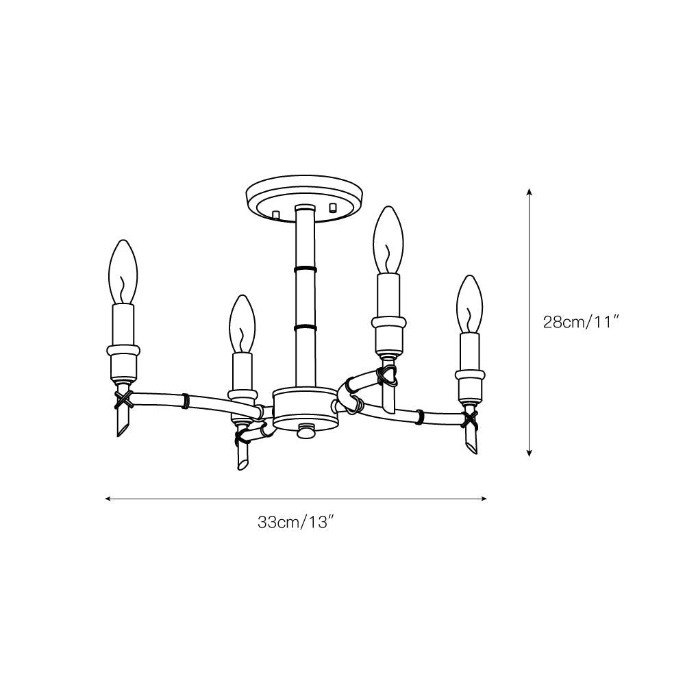 Freyza | Jetset Vintage Industrial Brass Chandelier – Industrial Dining Room Living Room