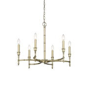 Freyza | Jetset Vintage Industrial Brass Chandelier – Industrial Dining Room Living Room