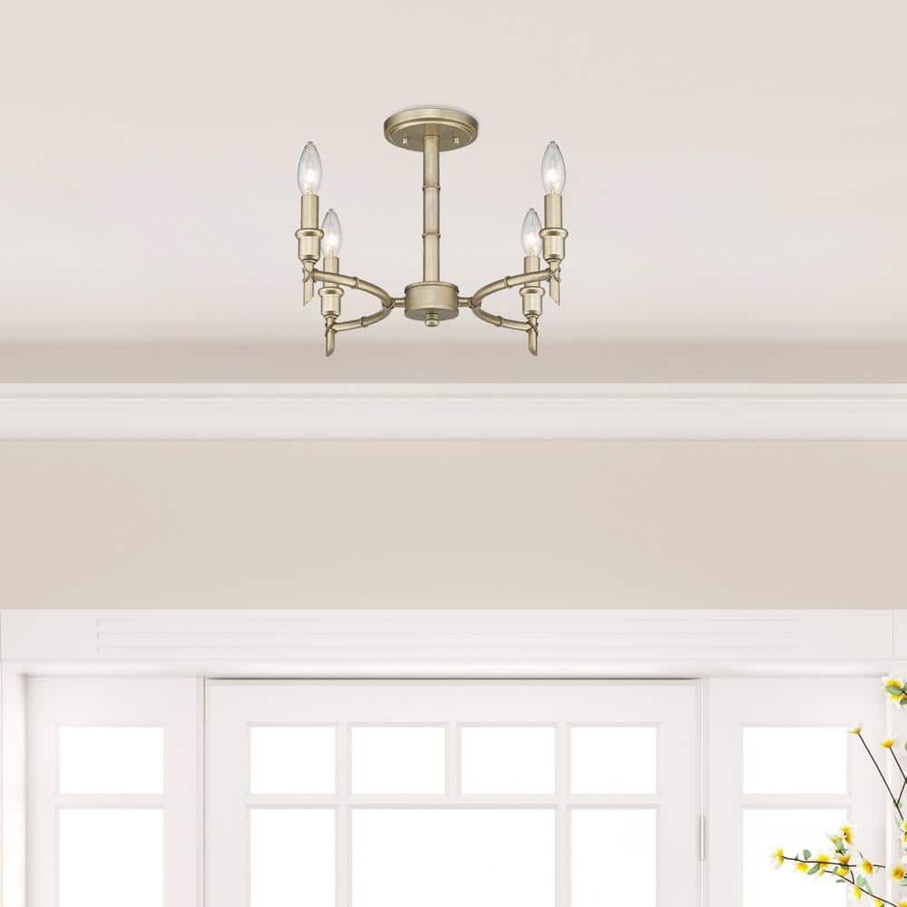 Freyza | Jetset Vintage Industrial Brass Chandelier – Industrial Dining Room Living Room