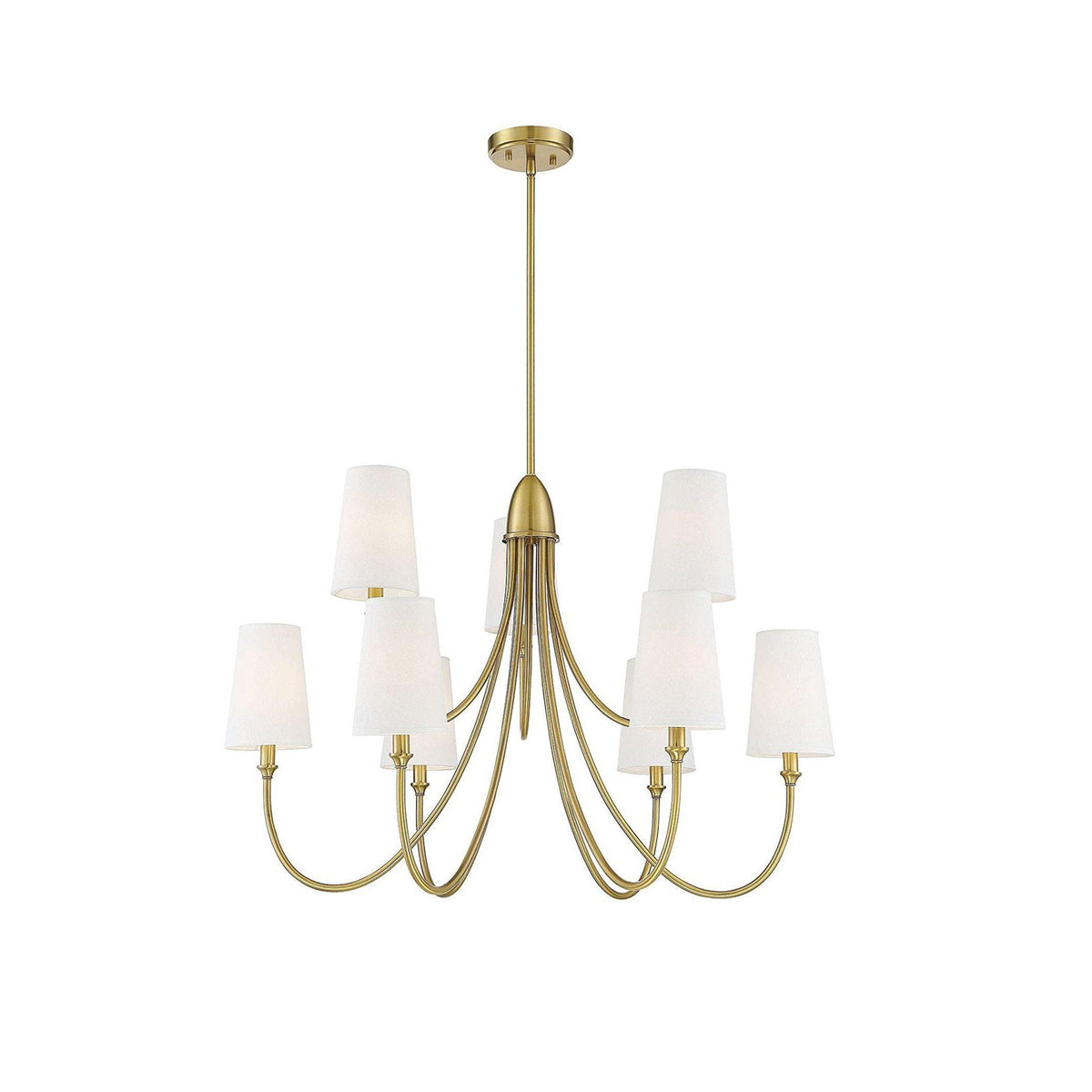 Freyza | Lumin Vintage Industrial Fabric Chandelier – Industrial Dining Room Living Room