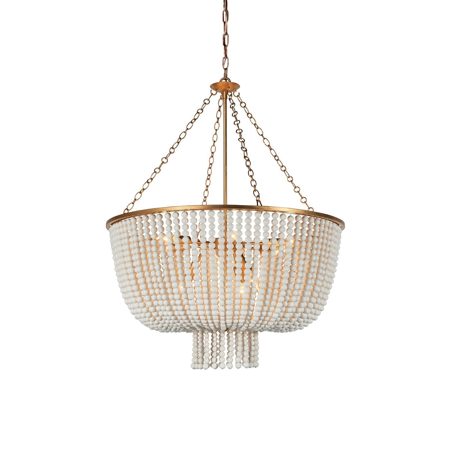 Freyza | Opal Postmodern Luxury Wood Opal Chandelier – Modern Dining Room Living Room