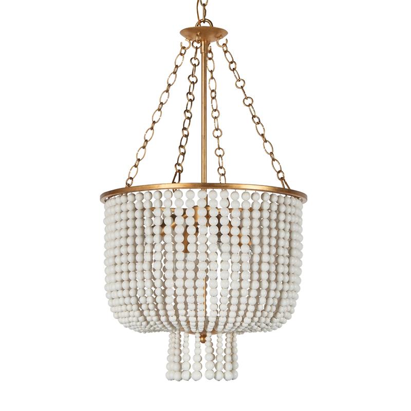 Freyza | Opal Postmodern Luxury Wood Opal Chandelier – Modern Dining Room Living Room