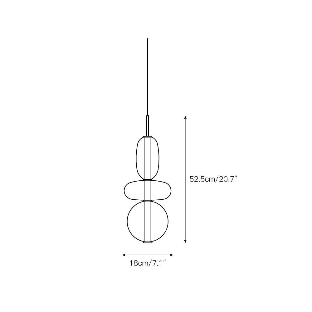 Freyza | Zodore Art Stained Glass Pendant Light – Kitchen Dining Room