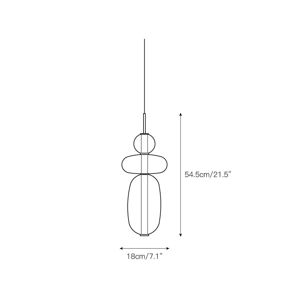 Freyza | Zodore Art Stained Glass Pendant Light – Kitchen Dining Room