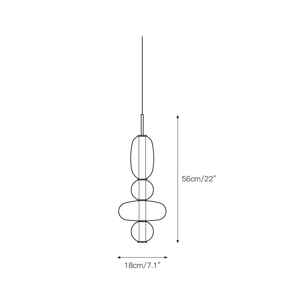 Freyza | Zodore Art Stained Glass Pendant Light – Kitchen Dining Room