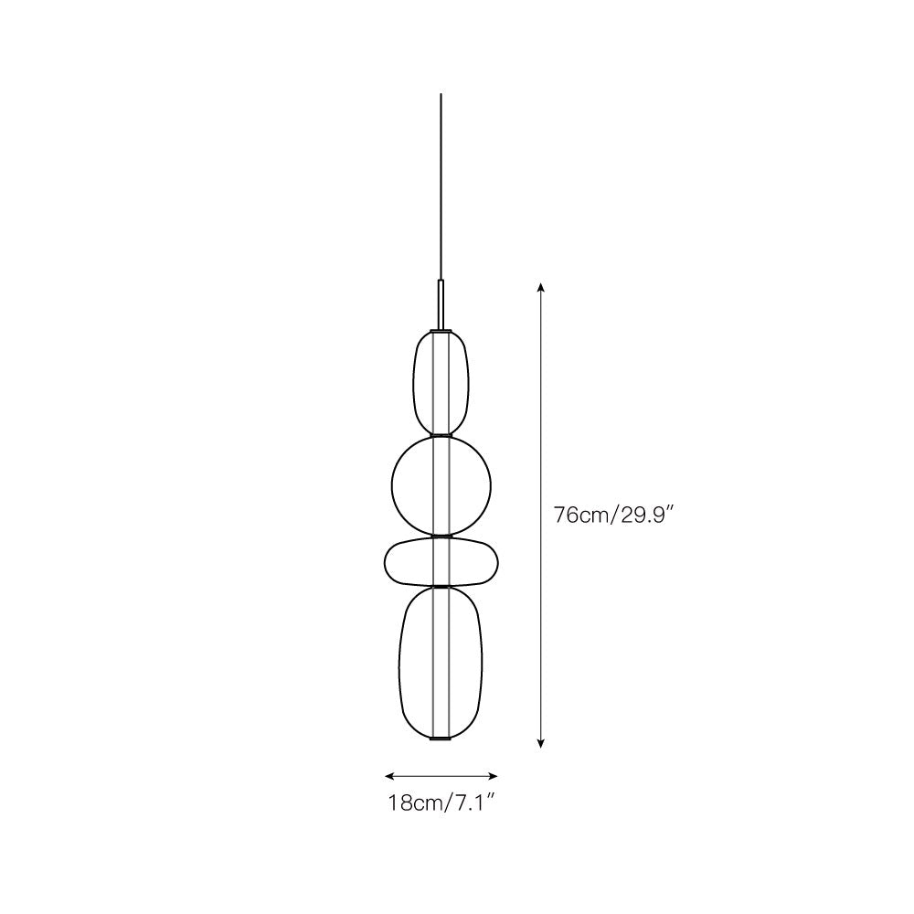 Freyza | Zodore Art Stained Glass Pendant Light – Kitchen Dining Room