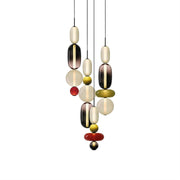 Freyza | Cunorara Kunstglas-Kronleuchter – Esszimmer Wohnzimmer
