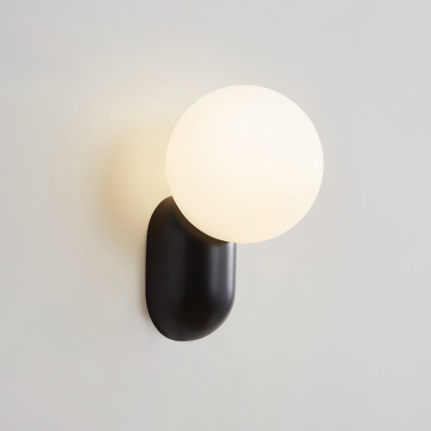 Freyza | Applique murale intérieure globe minimaliste Lunara – Chambre et salon minimalistes