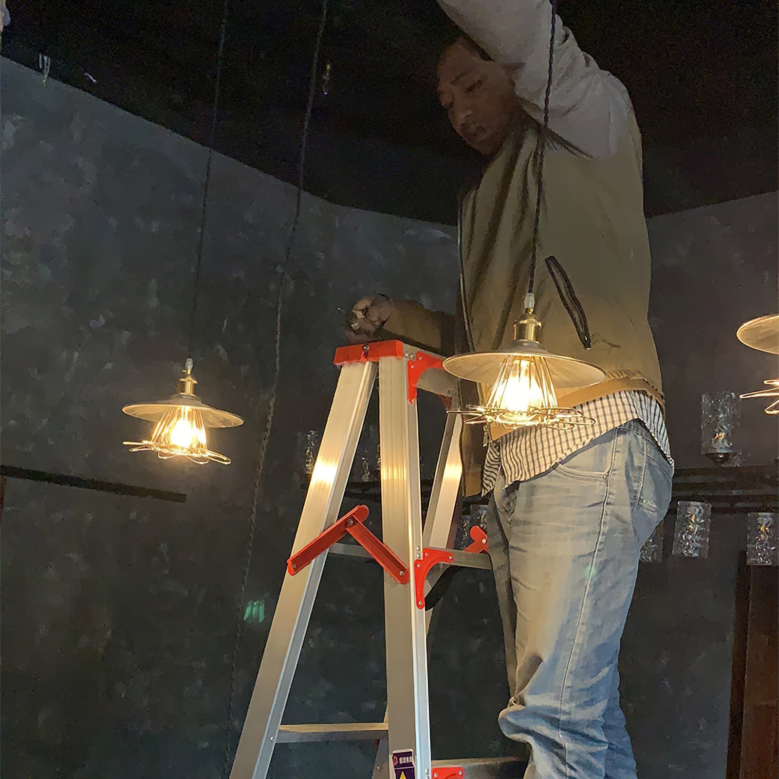 Freyza | Stella Vintage Industrial Pendant Light – Industrial Kitchen Dining Room