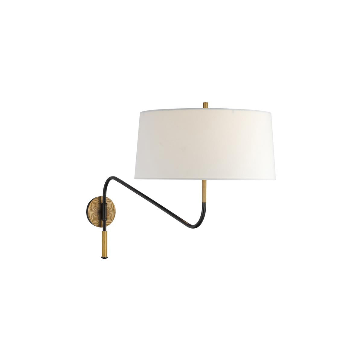 Freyza | Applique murale en tissu Terra – Lampe murale en tissu pour chambre et couloir