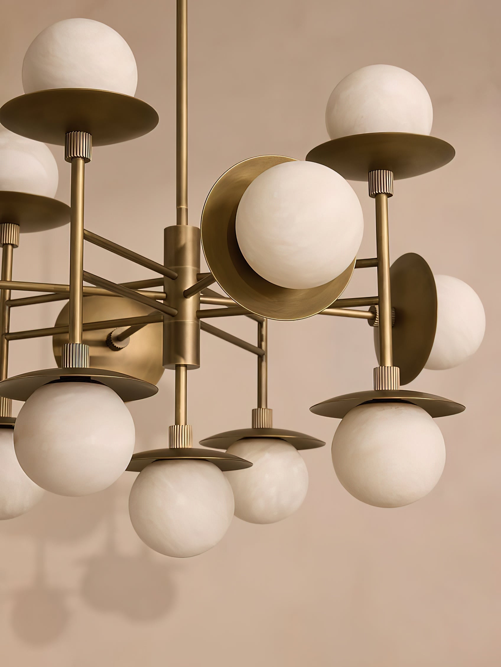 Freyza | Xenon Vintage Industrial Brass Chandelier – Industrial Dining Room Living Room