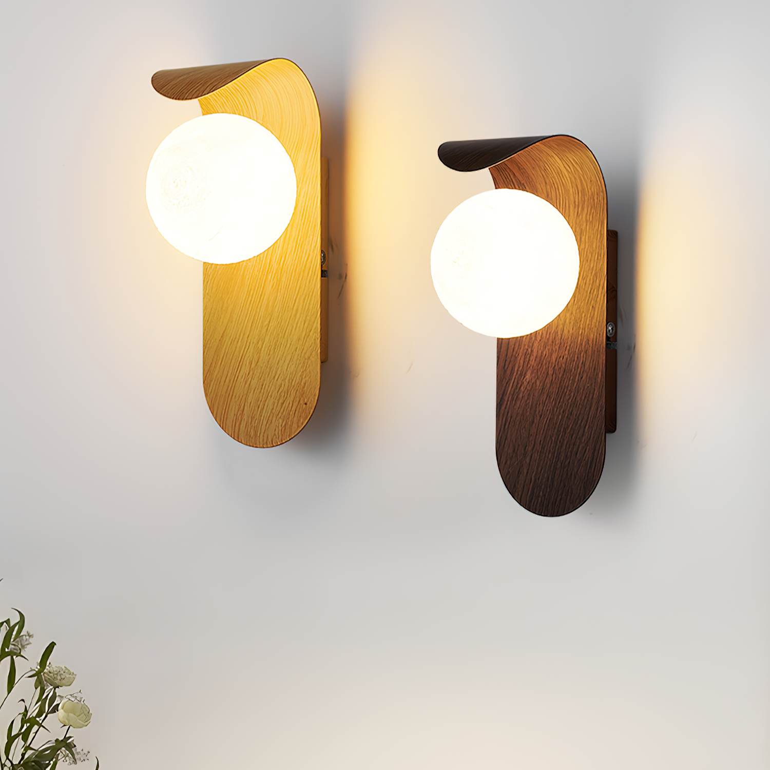 Freyza | Wood Indoor Wall Light – Bedroom Living Room