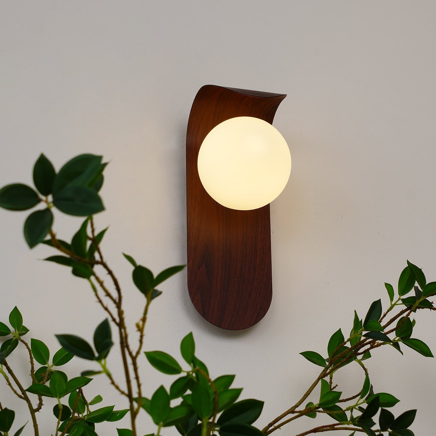 Freyza | Wood Indoor Wall Light – Bedroom Living Room