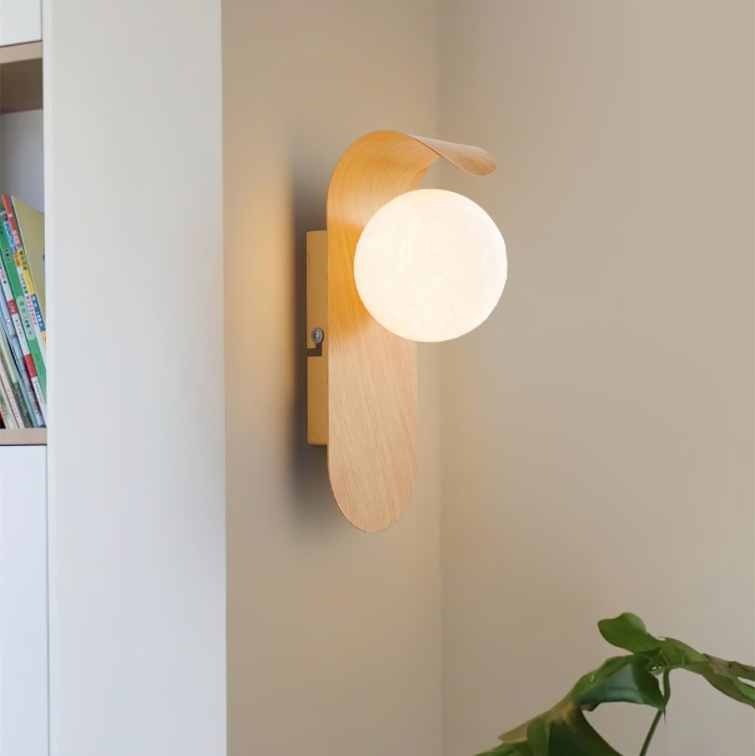Freyza | Wood Indoor Wall Light – Bedroom Living Room