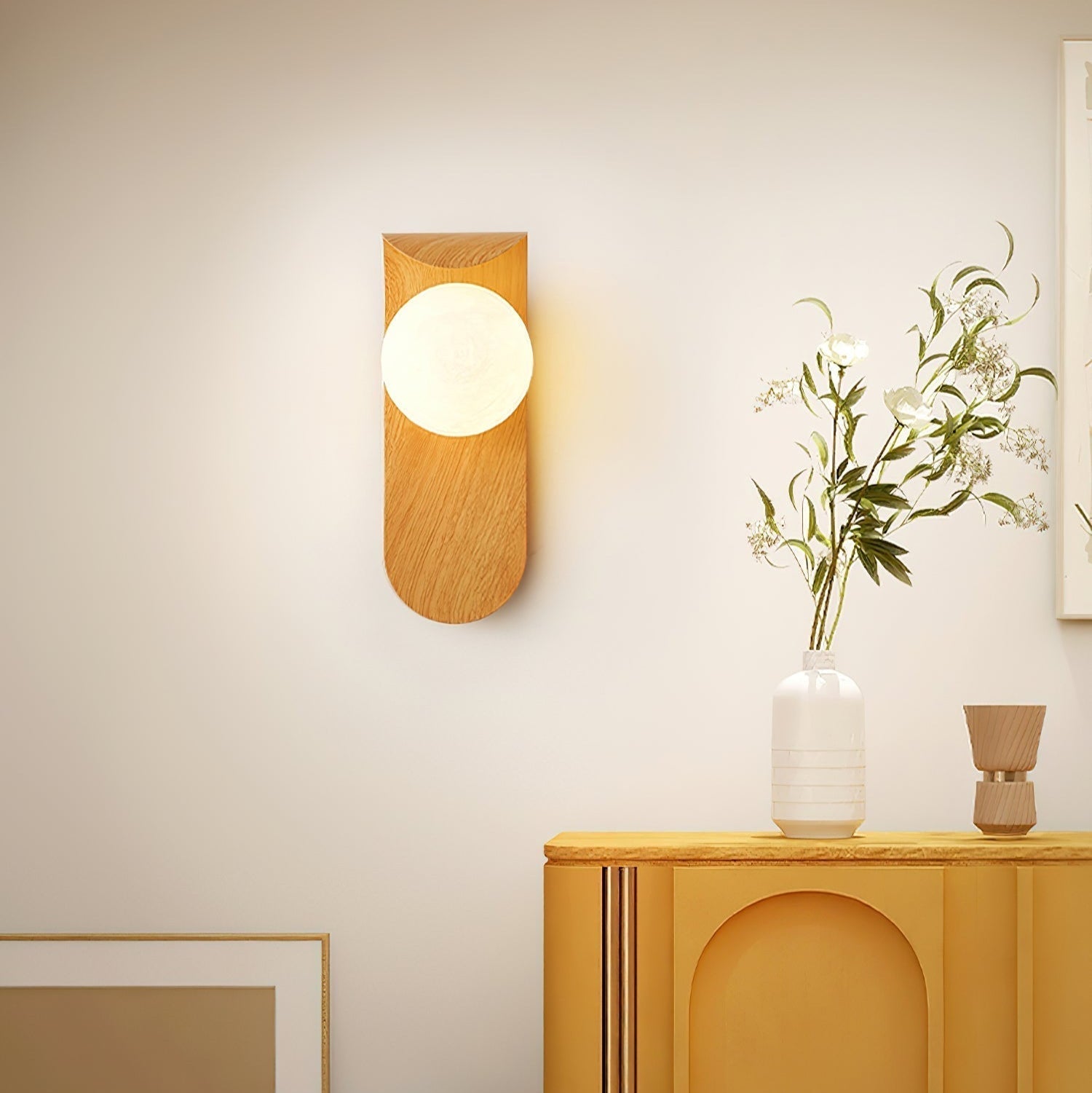 Freyza | Wood Indoor Wall Light – Bedroom Living Room
