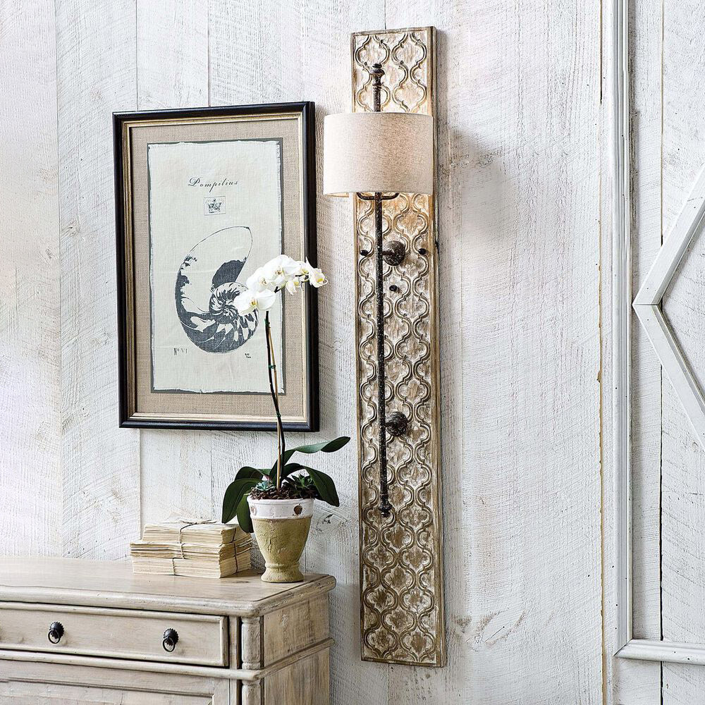 Freyza | Echo Panel Kreativität Stoff Holz-Wandleuchte – Schlafzimmer Flur