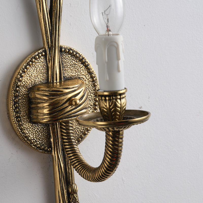 Freyza | Juno Vintage-Industrielle Messing-Wandleuchte – Industrielles Schlafzimmer Flur