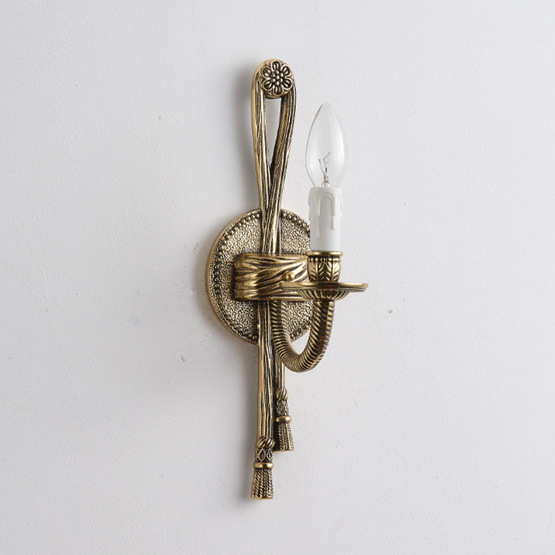 Freyza | Juno Vintage-Industrielle Messing-Wandleuchte – Industrielles Schlafzimmer Flur