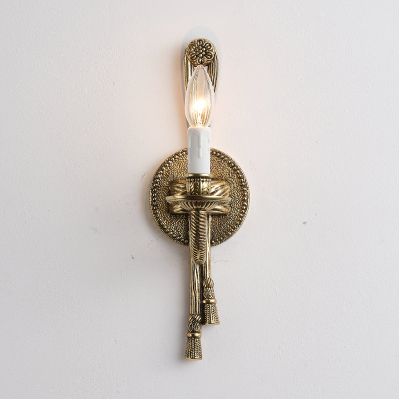 Freyza | Juno Vintage-Industrielle Messing-Wandleuchte – Industrielles Schlafzimmer Flur