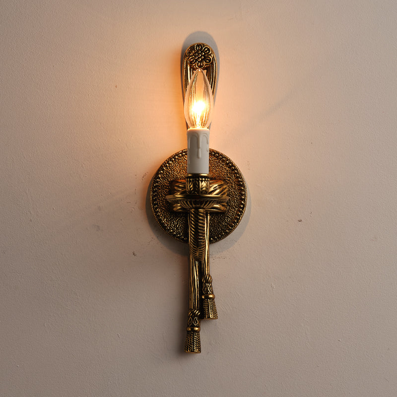 Freyza | Juno Vintage-Industrielle Messing-Wandleuchte – Industrielles Schlafzimmer Flur