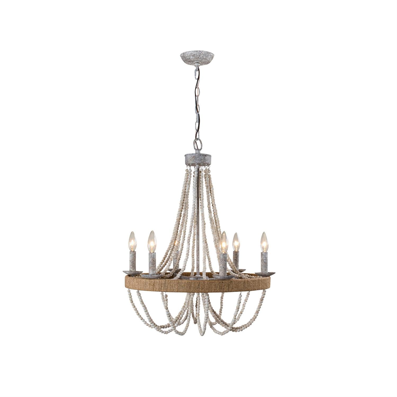 Freyza | Rise Vintage Traditional Wood Chandelier – Vintage Dining Room Living Room