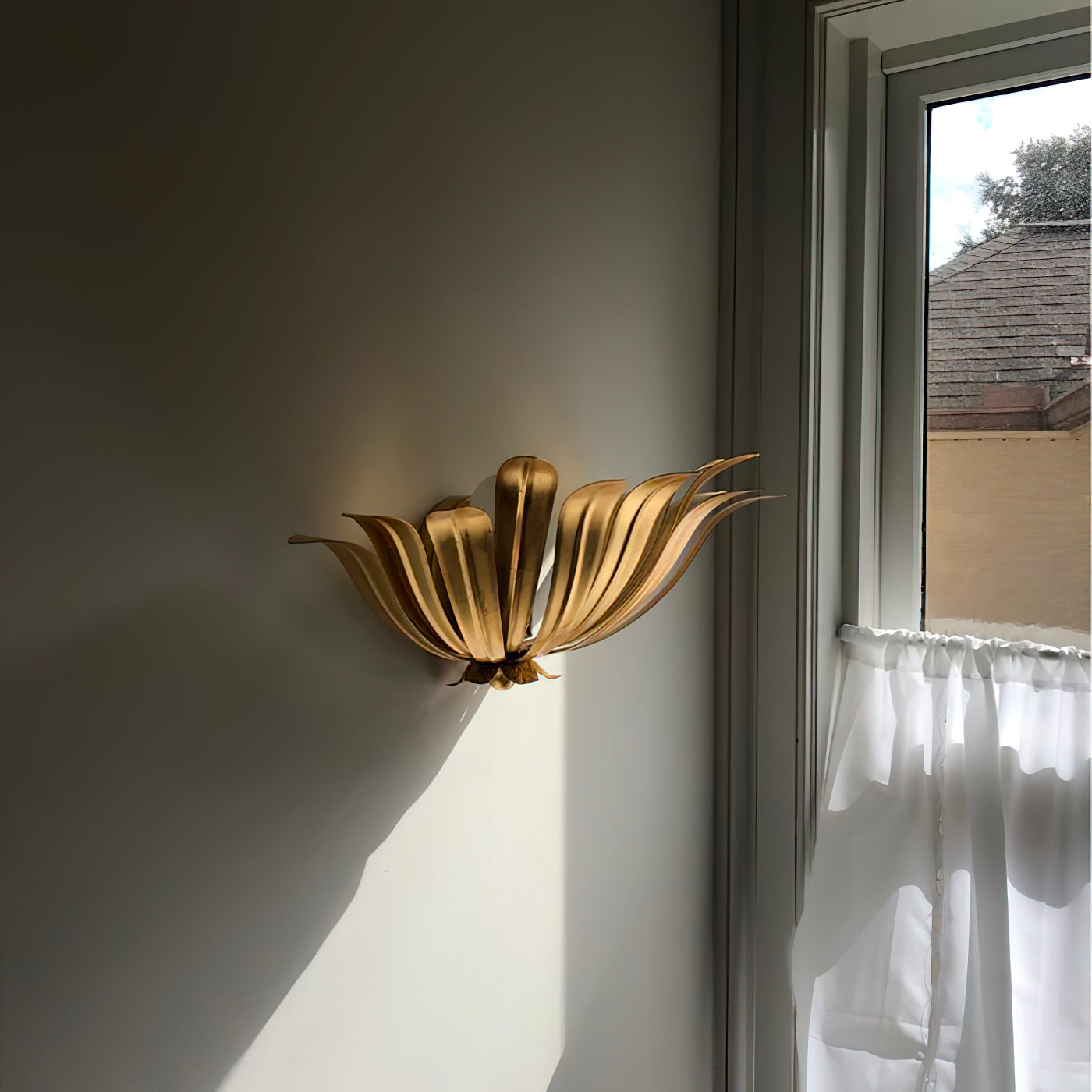 Freyza | Basis Brass Wall Brass Wall Light – Bedroom Hallway