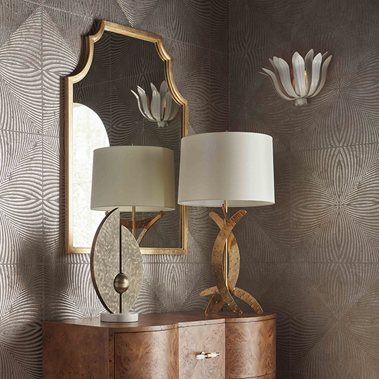 Freyza | Basis Brass Wall Brass Wall Light – Bedroom Hallway