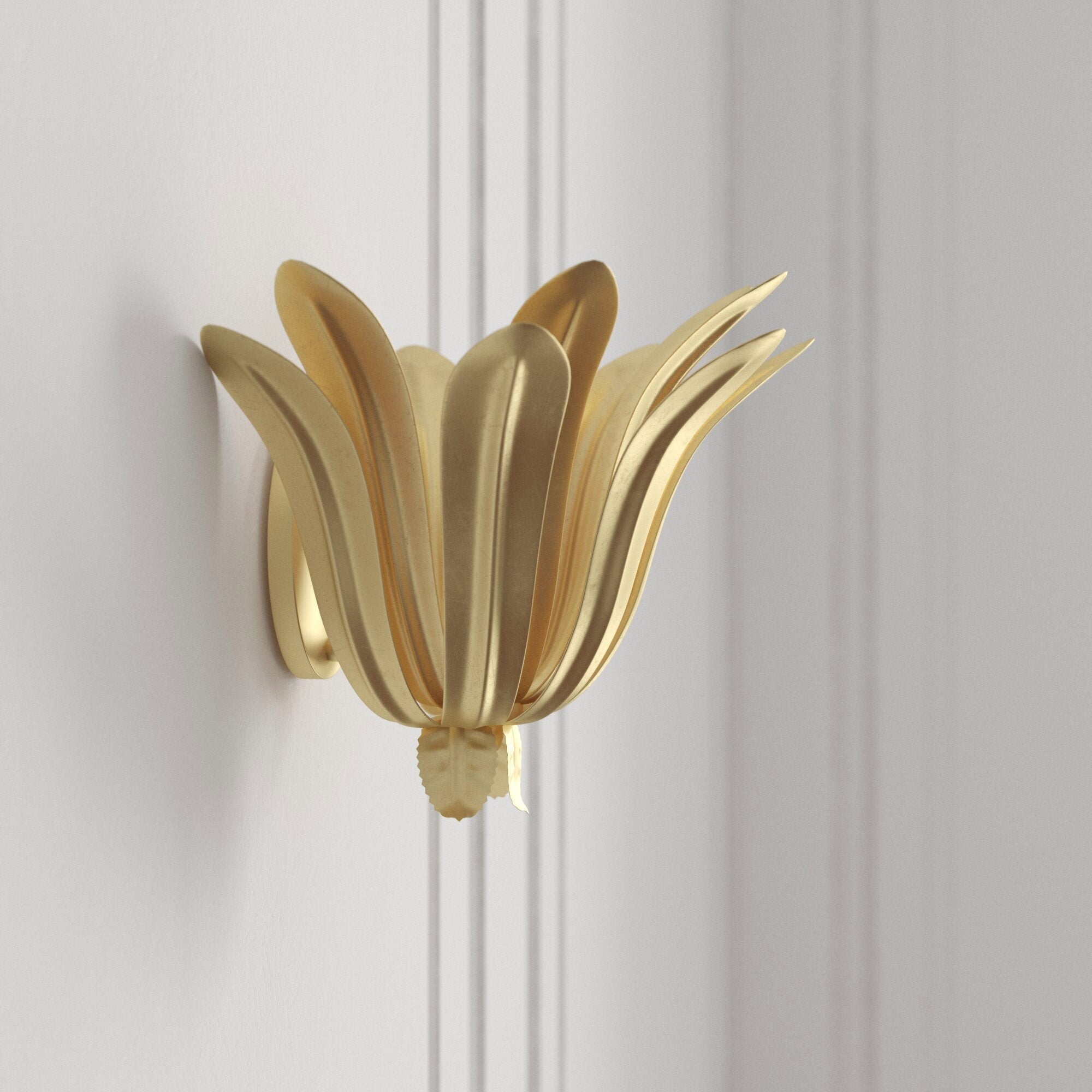 Freyza | Basis Brass Wall Brass Wall Light – Bedroom Hallway