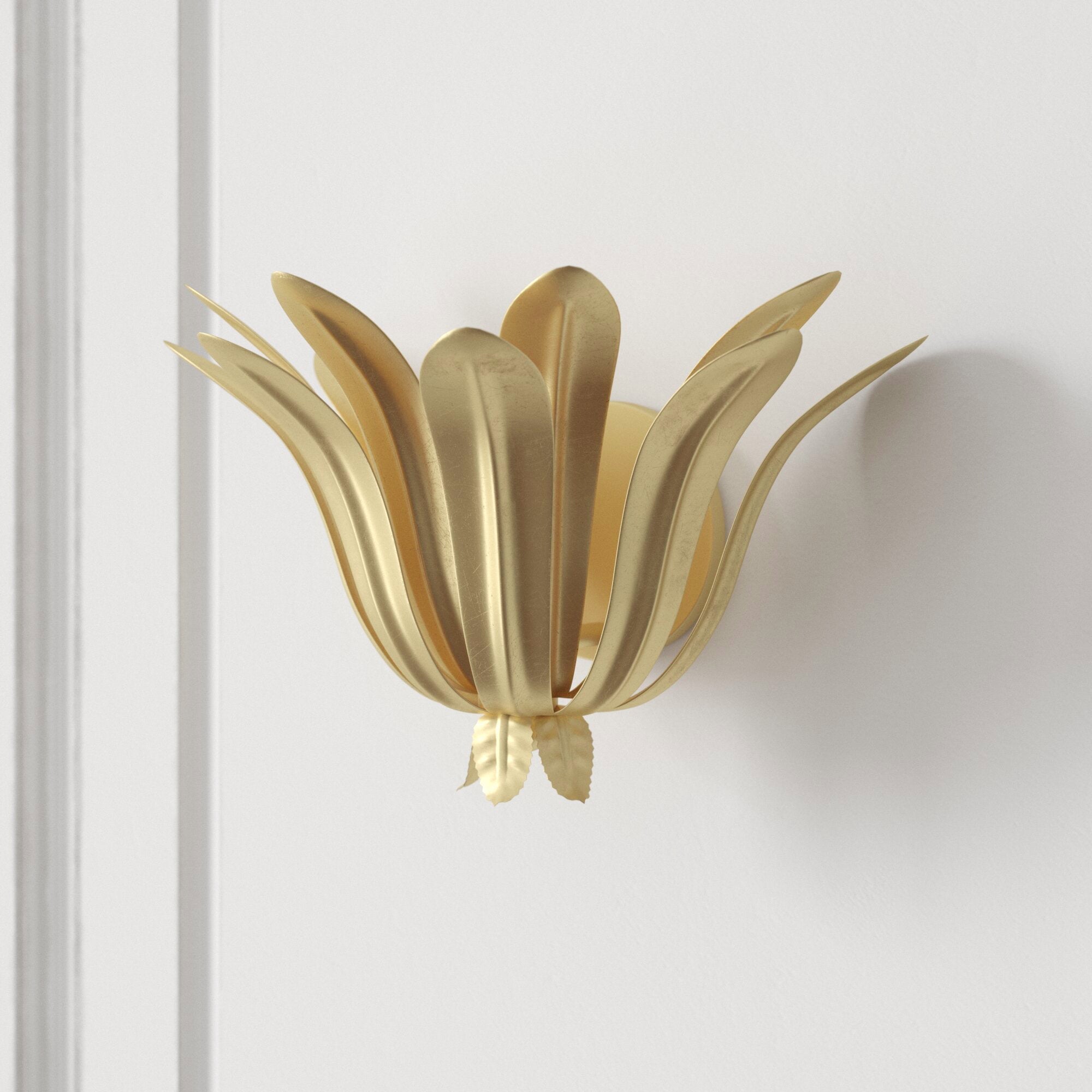 Freyza | Basis Brass Wall Brass Wall Light – Bedroom Hallway