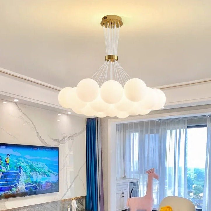 Freyza - Elegant Modern Planet-Moon Chandelier Light Fixture