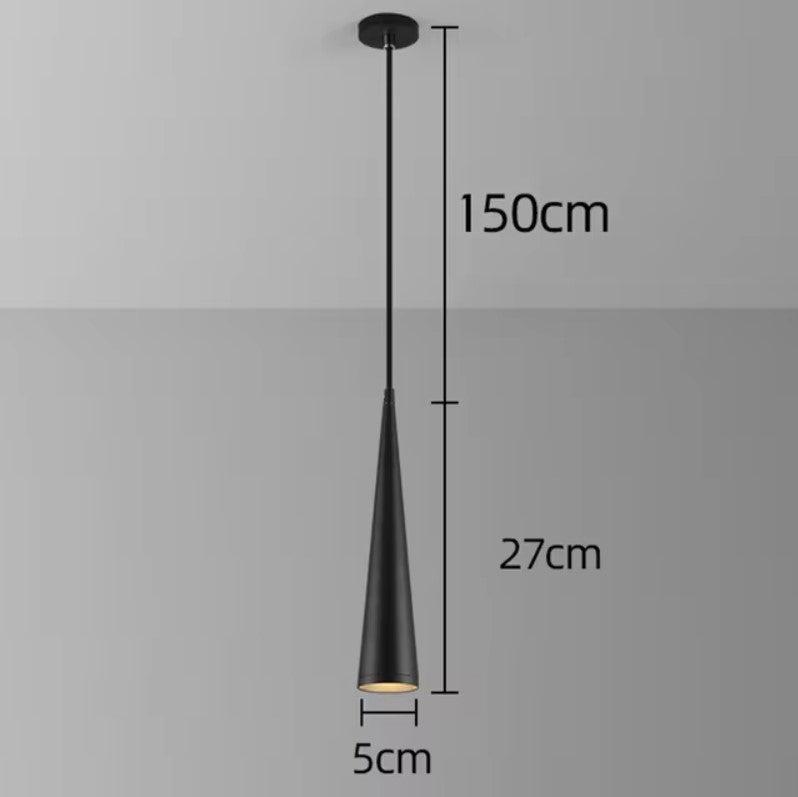 Freyza - Celestia | Elegant Black Pendant Light for Kitchen Island Illumination