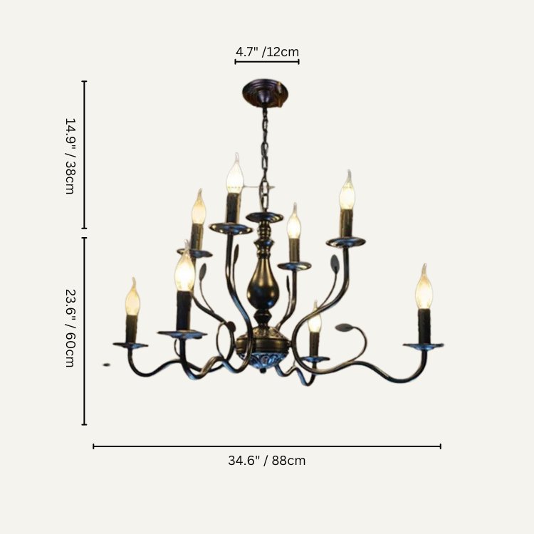 Freyza - Celestia | Elegant Crystal Chandelier Light for Dining Room Ambiance