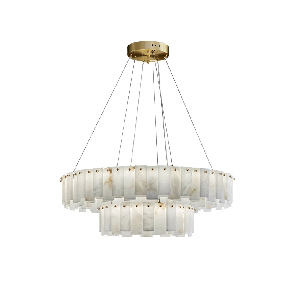 Freyza | Aero Postmodern Luxury Brass Chandelier – Modern Dining Room Living Room