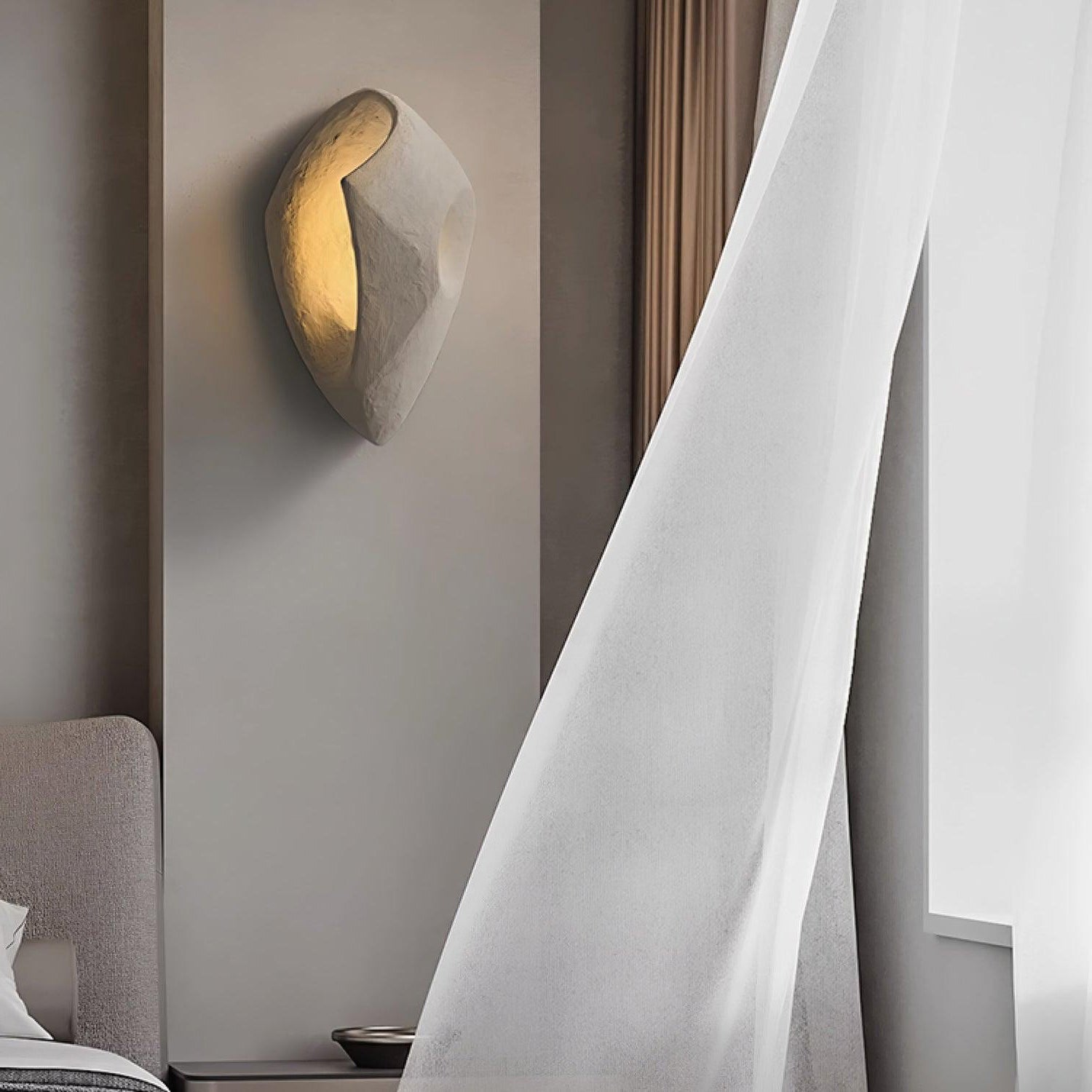 Freyza | Claro Hollow Cement Wall Light – Bedroom Hallway