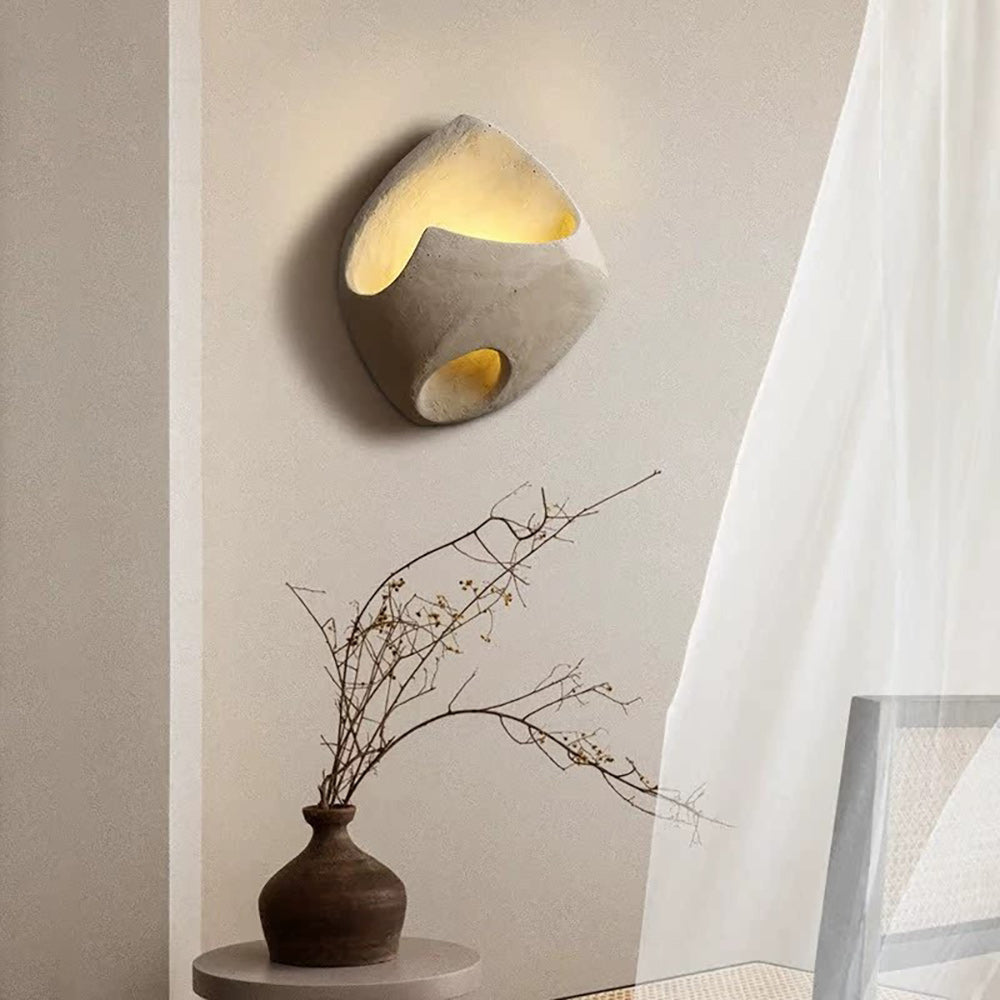Freyza | Claro Hollow Cement Wall Light – Bedroom Hallway