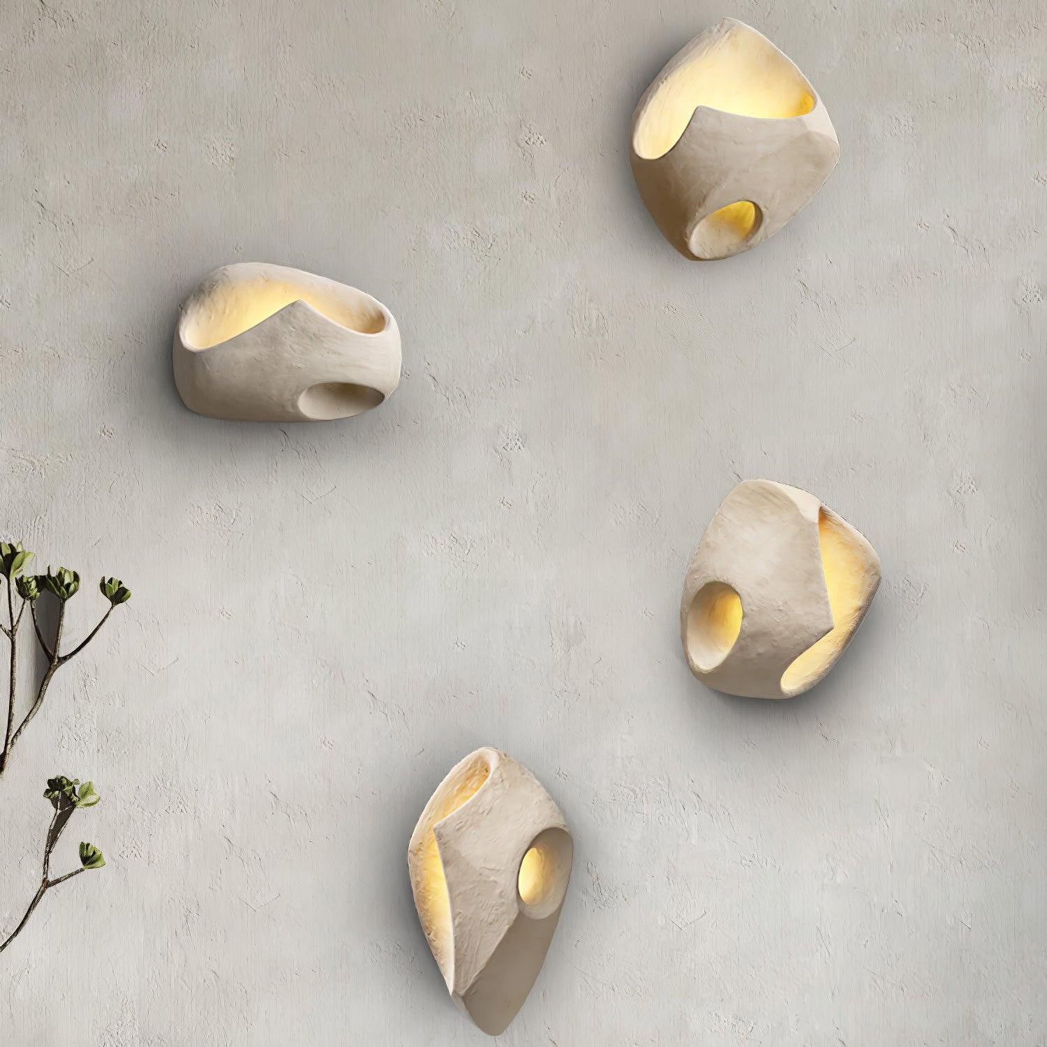 Freyza | Claro Hollow Cement Wall Light – Bedroom Hallway