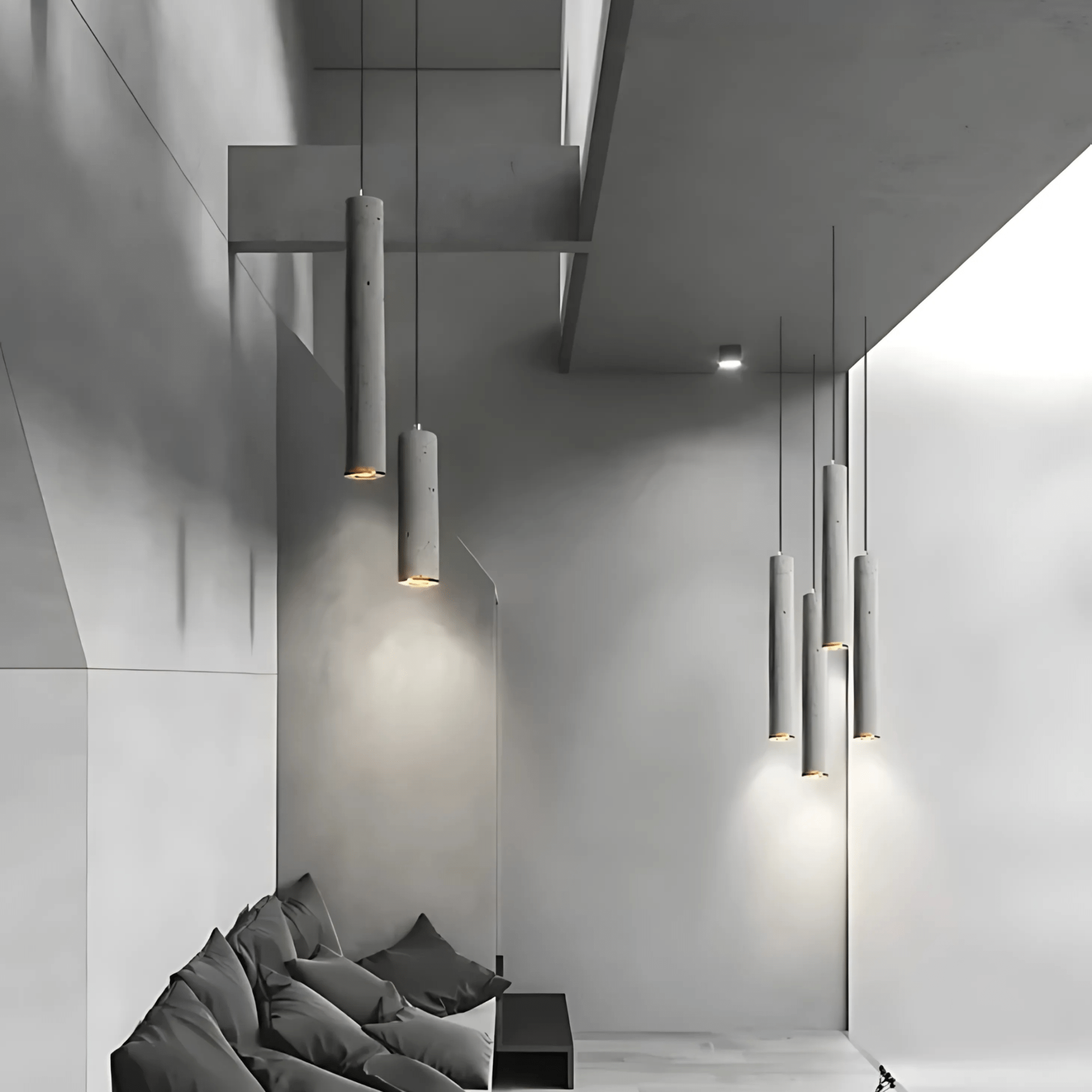 Freyza - Cemento | Stylish Modern Concrete Kitchen Pendant Lighting Fixture