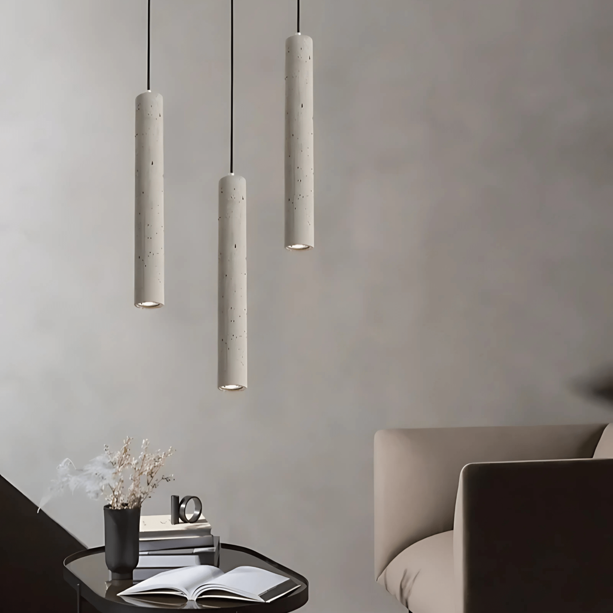 Freyza - Cemento | Stylish Modern Concrete Kitchen Pendant Lighting Fixture
