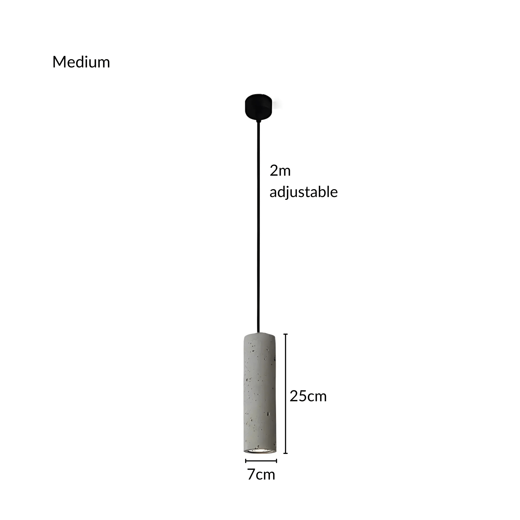 Freyza - Cemento | Stylish Modern Concrete Kitchen Pendant Lighting Fixture