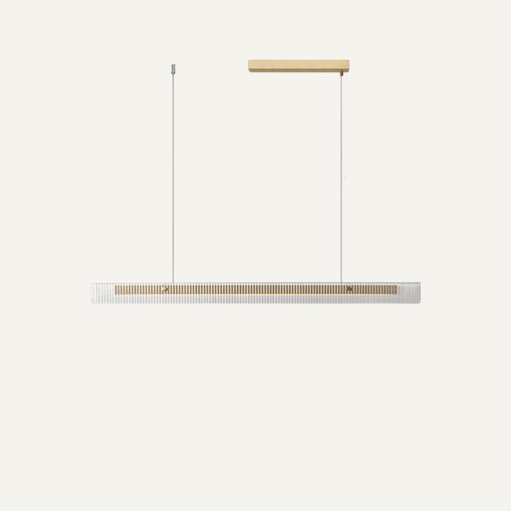 Freyza - Elegant Modern Iron Linear Bar Chandelier