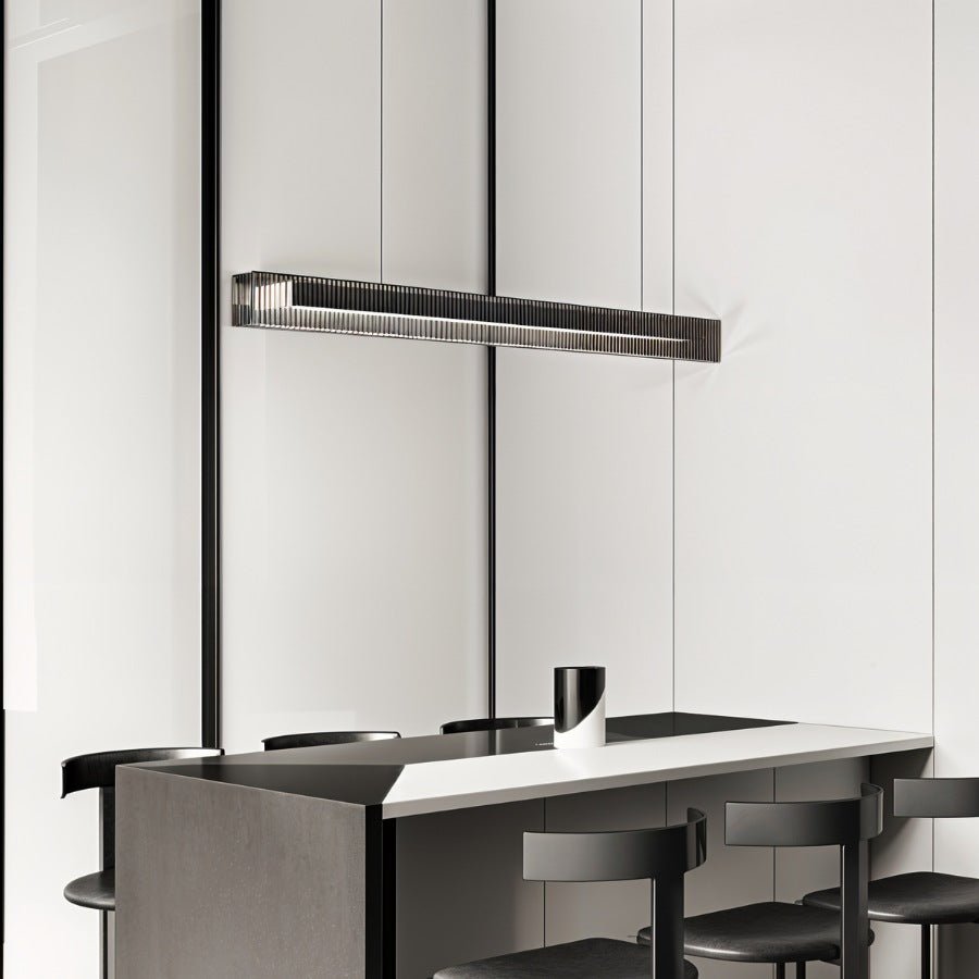 Freyza - Elegant Modern Iron Linear Bar Chandelier
