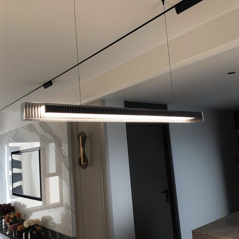 Freyza - Elegant Modern Iron Linear Bar Chandelier
