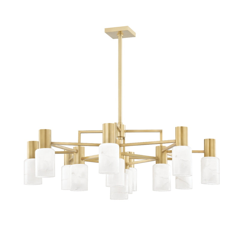 Freyza | Drift Centerport Chrom-Kronleuchter – Esszimmer Wohnzimmer