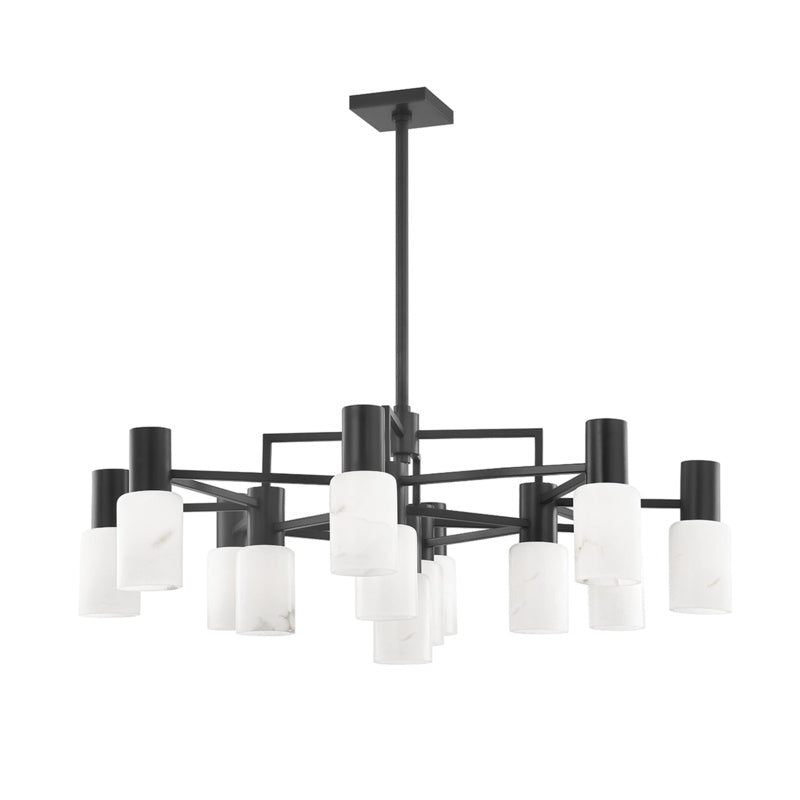 Freyza | Drift Centerport Chrom-Kronleuchter – Esszimmer Wohnzimmer